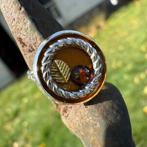 Autumn inspired handmade ring
